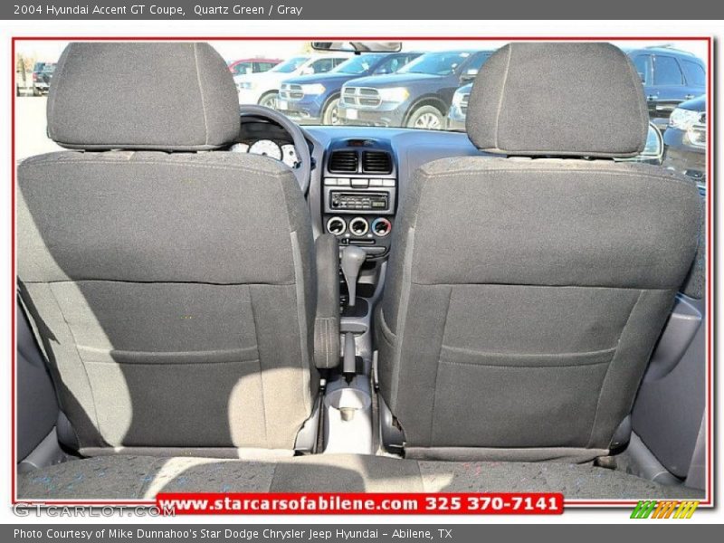 Quartz Green / Gray 2004 Hyundai Accent GT Coupe