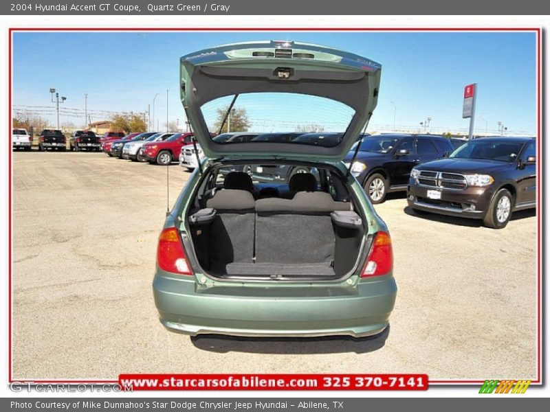Quartz Green / Gray 2004 Hyundai Accent GT Coupe