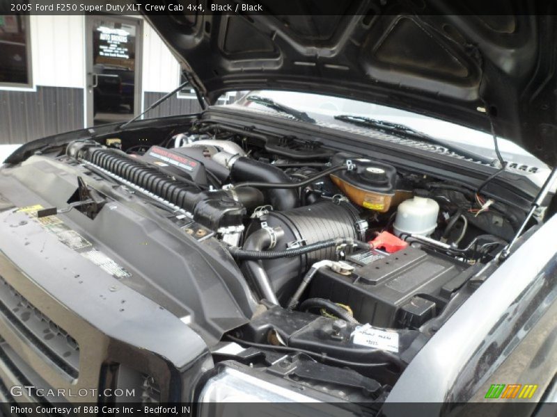 Black / Black 2005 Ford F250 Super Duty XLT Crew Cab 4x4