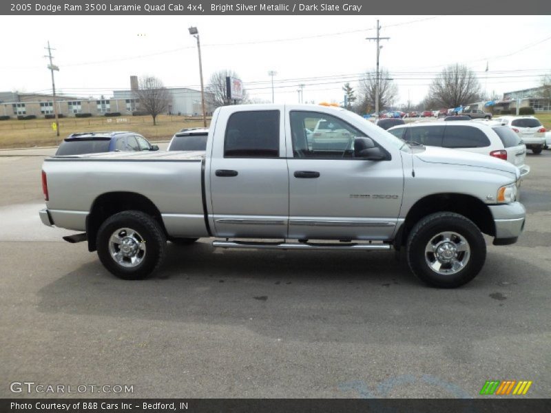  2005 Ram 3500 Laramie Quad Cab 4x4 Bright Silver Metallic