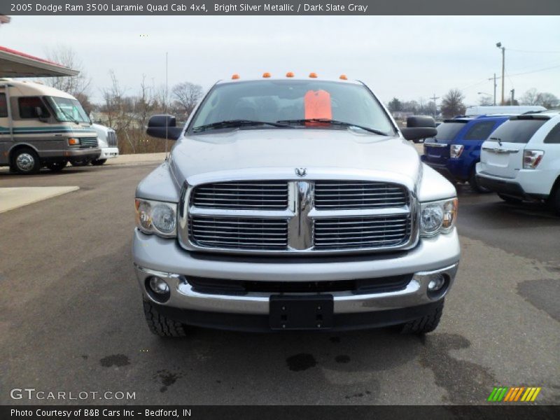 Bright Silver Metallic / Dark Slate Gray 2005 Dodge Ram 3500 Laramie Quad Cab 4x4