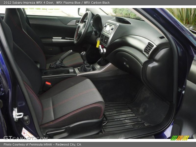 Front Seat of 2012 Impreza WRX 4 Door