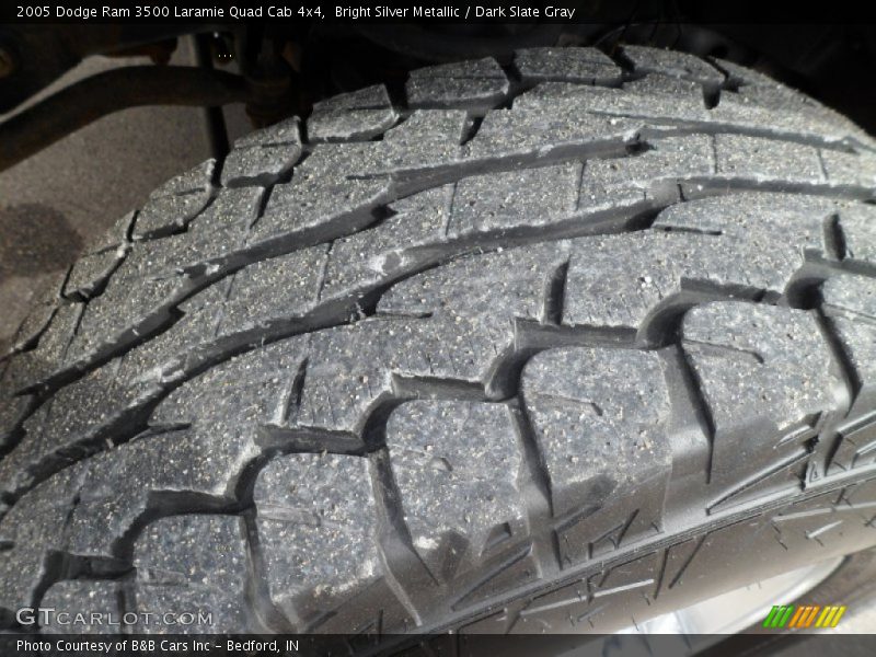 Bright Silver Metallic / Dark Slate Gray 2005 Dodge Ram 3500 Laramie Quad Cab 4x4