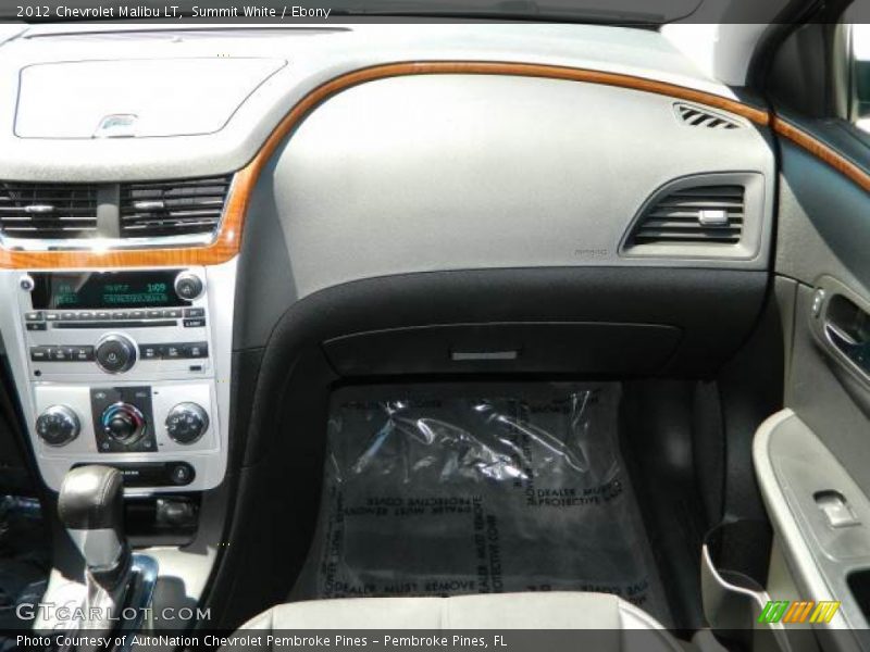 Summit White / Ebony 2012 Chevrolet Malibu LT
