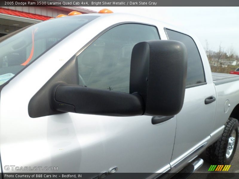 Bright Silver Metallic / Dark Slate Gray 2005 Dodge Ram 3500 Laramie Quad Cab 4x4