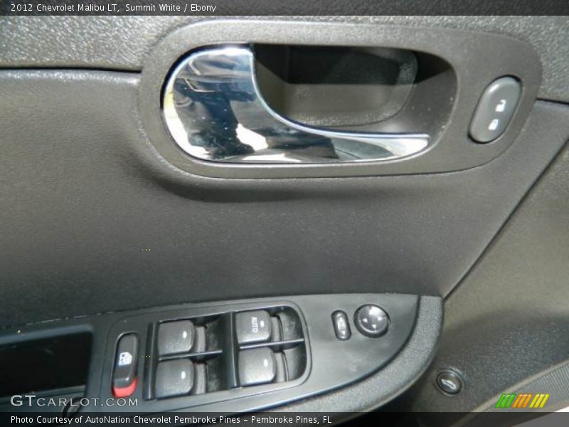 Summit White / Ebony 2012 Chevrolet Malibu LT