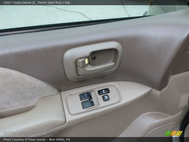 Desert Sand Mica / Oak 2002 Toyota Sienna LE
