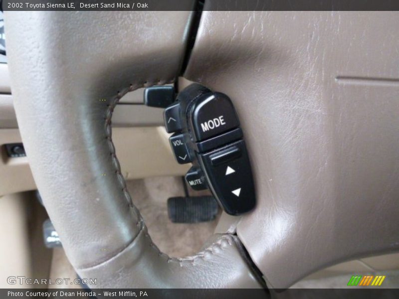 Desert Sand Mica / Oak 2002 Toyota Sienna LE