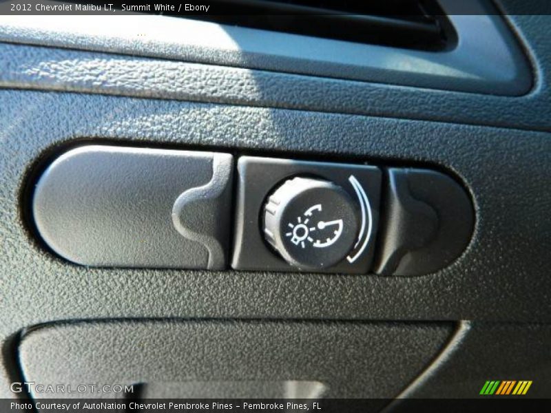 Summit White / Ebony 2012 Chevrolet Malibu LT