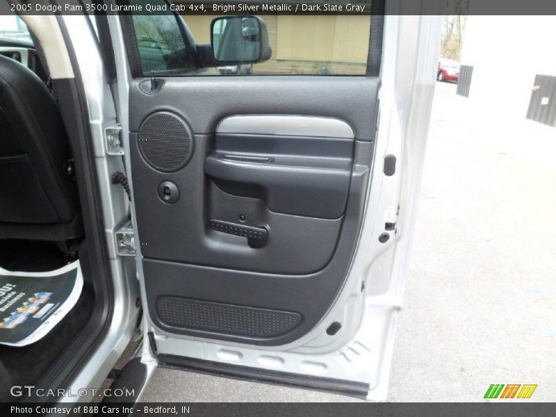 Bright Silver Metallic / Dark Slate Gray 2005 Dodge Ram 3500 Laramie Quad Cab 4x4