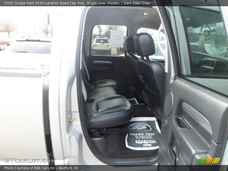 Bright Silver Metallic / Dark Slate Gray 2005 Dodge Ram 3500 Laramie Quad Cab 4x4