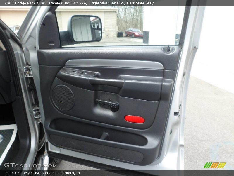 Bright Silver Metallic / Dark Slate Gray 2005 Dodge Ram 3500 Laramie Quad Cab 4x4