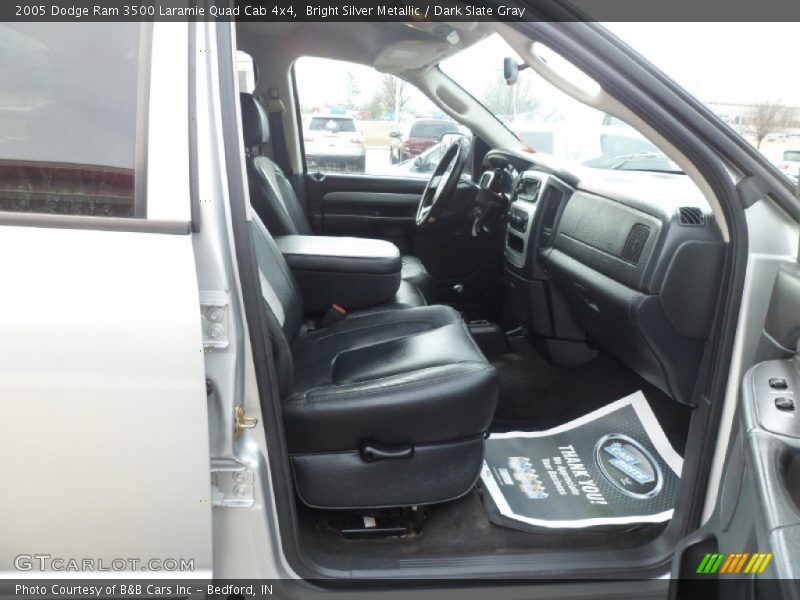 Bright Silver Metallic / Dark Slate Gray 2005 Dodge Ram 3500 Laramie Quad Cab 4x4
