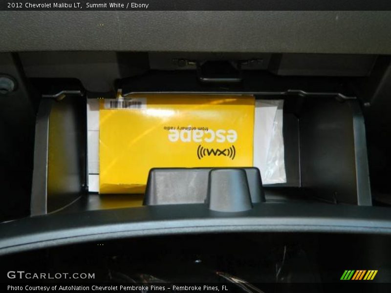 Summit White / Ebony 2012 Chevrolet Malibu LT