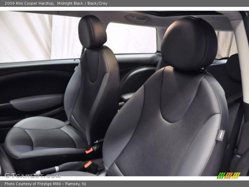 Midnight Black / Black/Grey 2009 Mini Cooper Hardtop