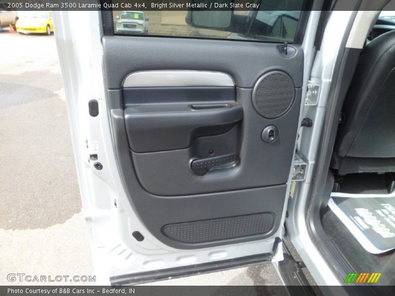 Bright Silver Metallic / Dark Slate Gray 2005 Dodge Ram 3500 Laramie Quad Cab 4x4