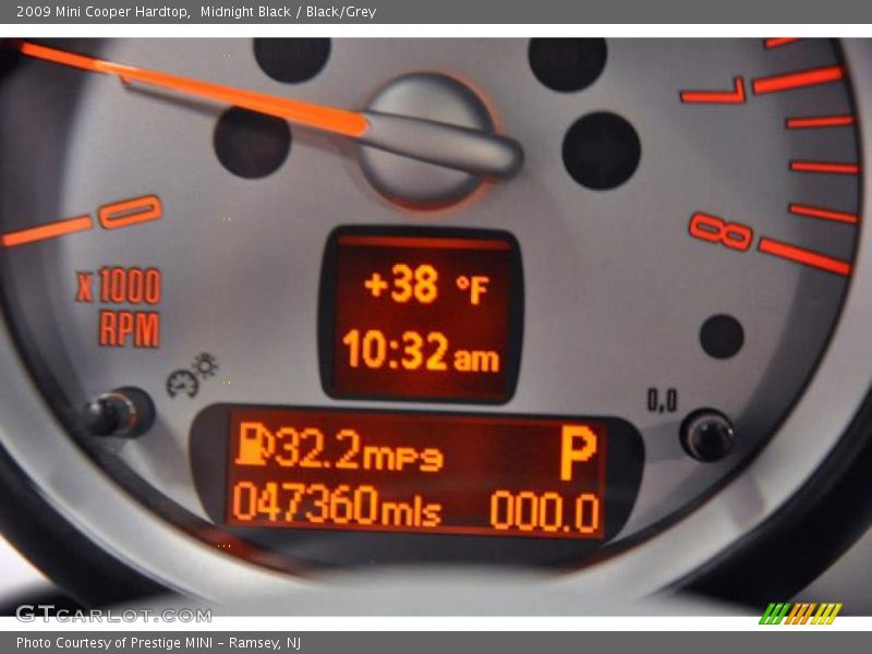 Midnight Black / Black/Grey 2009 Mini Cooper Hardtop