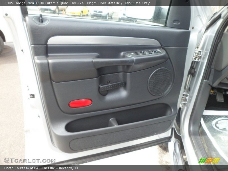 Bright Silver Metallic / Dark Slate Gray 2005 Dodge Ram 3500 Laramie Quad Cab 4x4