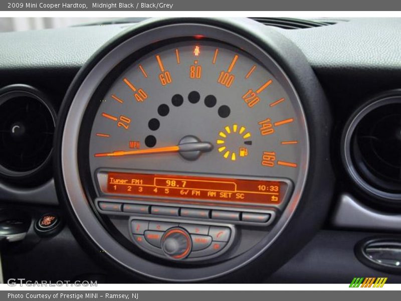 Midnight Black / Black/Grey 2009 Mini Cooper Hardtop