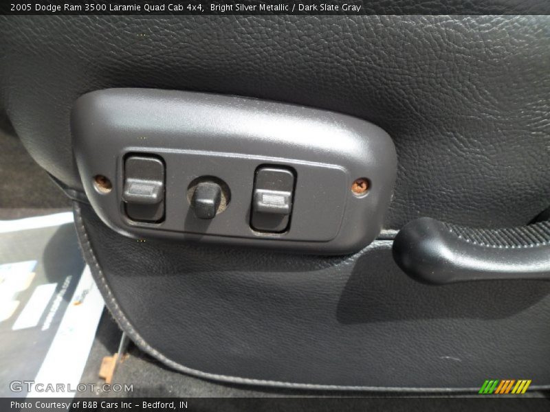 Bright Silver Metallic / Dark Slate Gray 2005 Dodge Ram 3500 Laramie Quad Cab 4x4