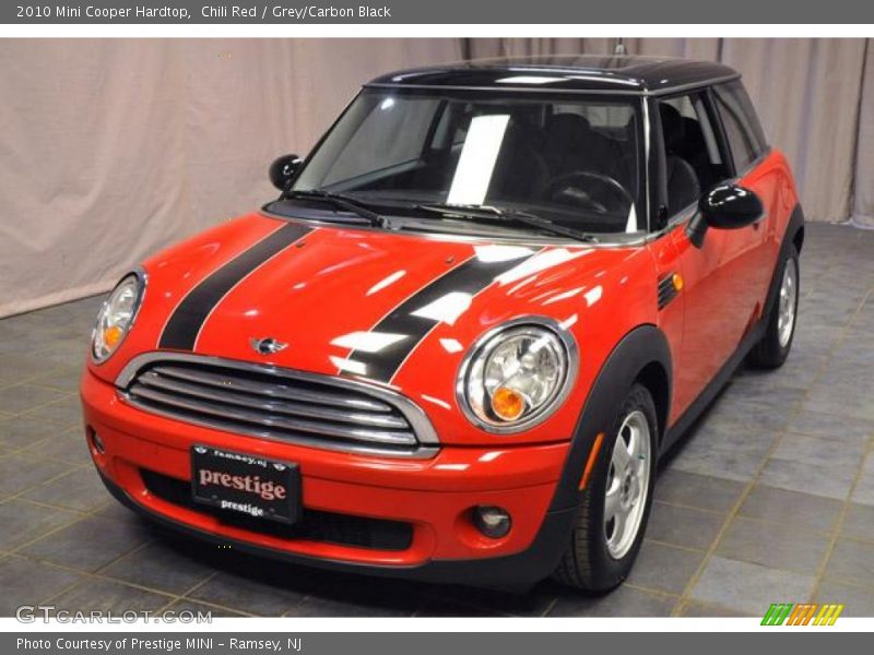 Chili Red / Grey/Carbon Black 2010 Mini Cooper Hardtop