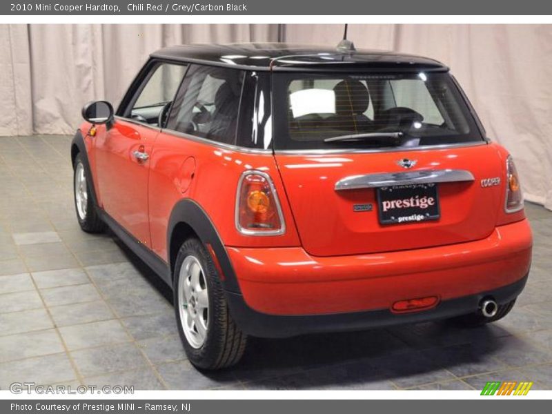 Chili Red / Grey/Carbon Black 2010 Mini Cooper Hardtop