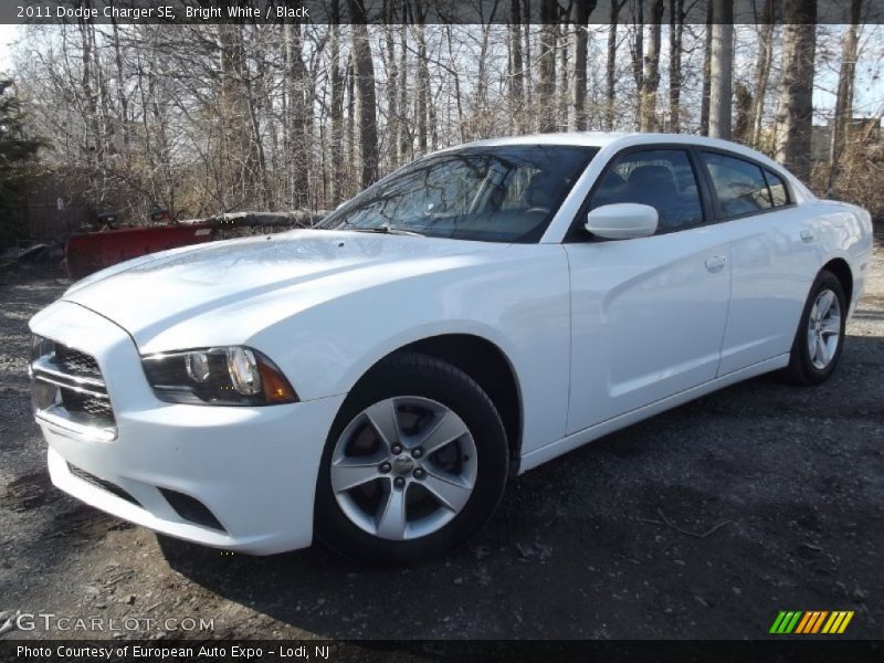 Bright White / Black 2011 Dodge Charger SE