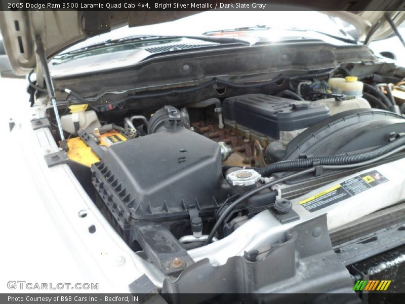  2005 Ram 3500 Laramie Quad Cab 4x4 Engine - 5.9 Liter OHV 24-Valve Cummins Turbo Diesel Inline 6 Cylinder