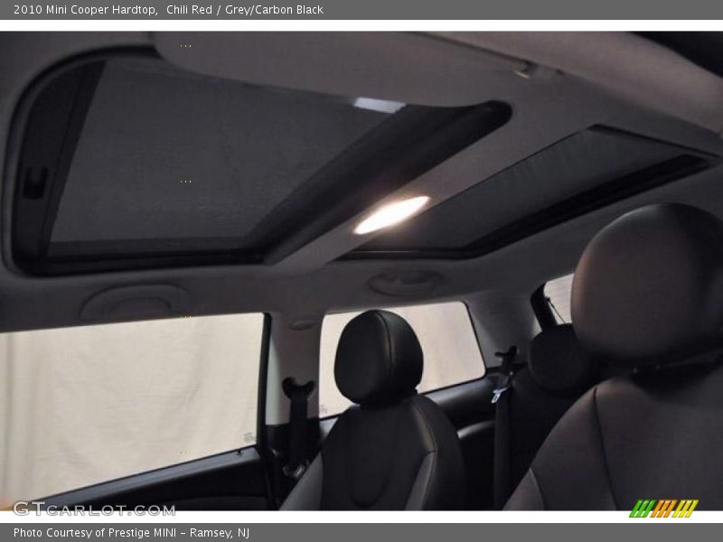 Chili Red / Grey/Carbon Black 2010 Mini Cooper Hardtop