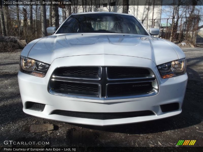 Bright White / Black 2011 Dodge Charger SE