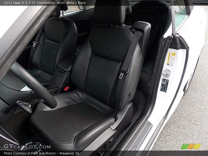 Front Seat of 2011 9-3 2.0T Convertible