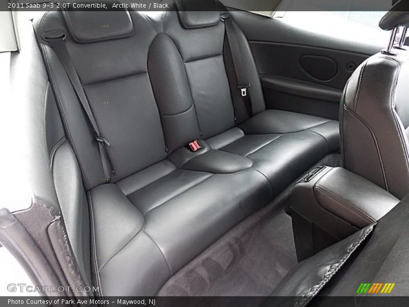 Rear Seat of 2011 9-3 2.0T Convertible