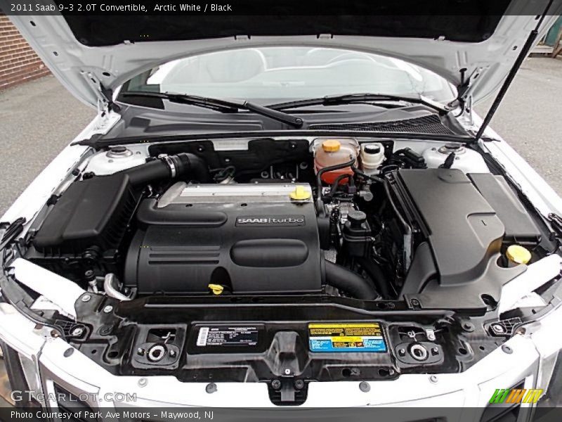  2011 9-3 2.0T Convertible Engine - 2.0 Liter Turbocharged DOHC 16-Valve 4 Cylinder