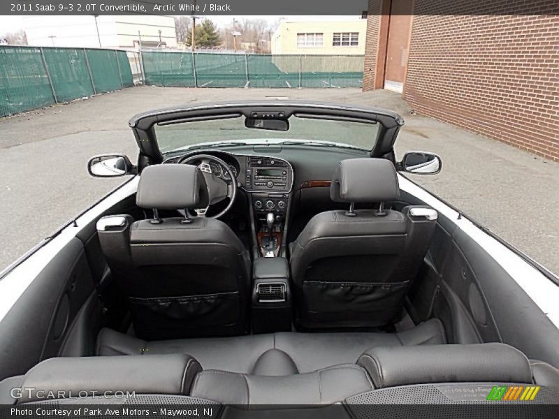 Arctic White / Black 2011 Saab 9-3 2.0T Convertible