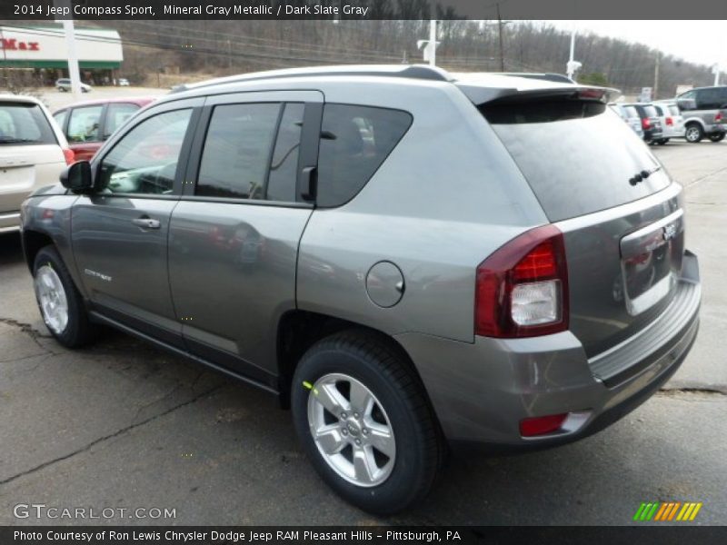 Mineral Gray Metallic / Dark Slate Gray 2014 Jeep Compass Sport