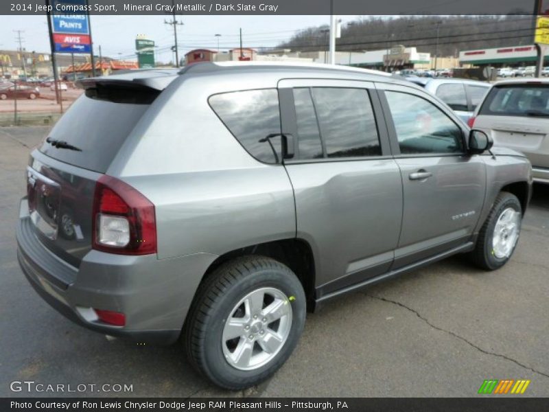 Mineral Gray Metallic / Dark Slate Gray 2014 Jeep Compass Sport
