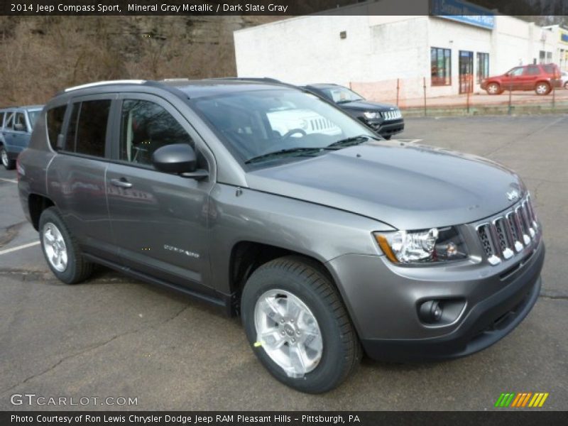 Mineral Gray Metallic / Dark Slate Gray 2014 Jeep Compass Sport