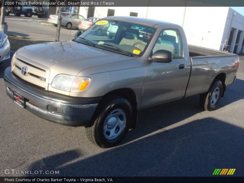 Desert Sand Mica / Taupe 2006 Toyota Tundra Regular Cab