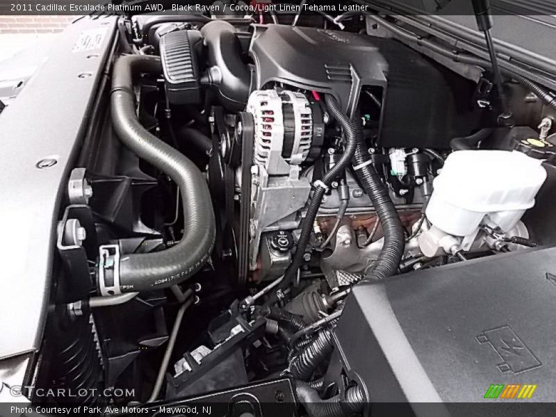  2011 Escalade Platinum AWD Engine - 6.2 Liter OHV 16-Valve VVT Flex-Fuel V8