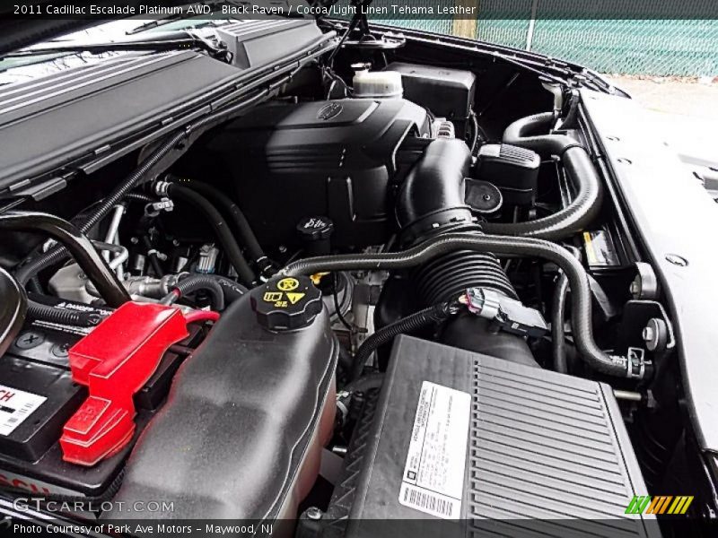  2011 Escalade Platinum AWD Engine - 6.2 Liter OHV 16-Valve VVT Flex-Fuel V8