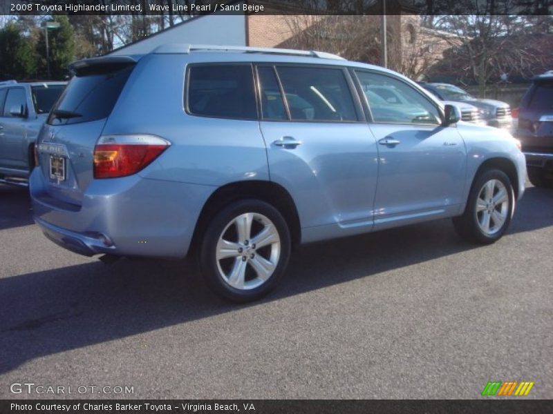 Wave Line Pearl / Sand Beige 2008 Toyota Highlander Limited
