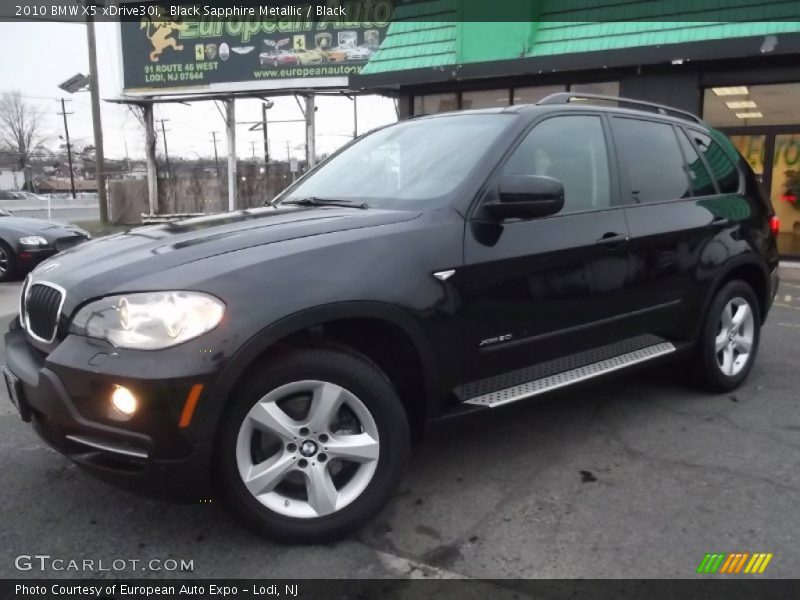 Black Sapphire Metallic / Black 2010 BMW X5 xDrive30i
