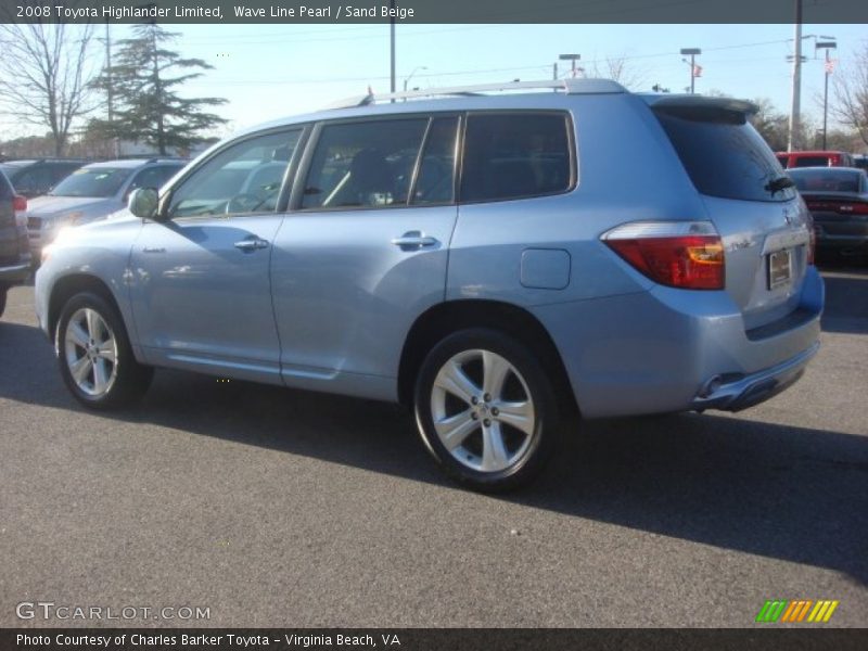 Wave Line Pearl / Sand Beige 2008 Toyota Highlander Limited