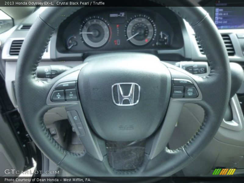 Crystal Black Pearl / Truffle 2013 Honda Odyssey EX-L