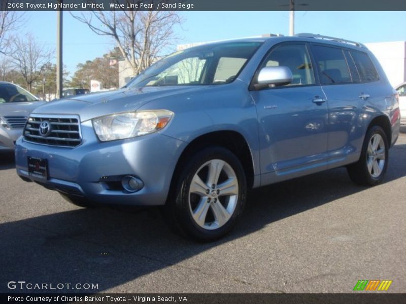 Wave Line Pearl / Sand Beige 2008 Toyota Highlander Limited