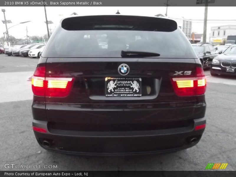 Black Sapphire Metallic / Black 2010 BMW X5 xDrive30i