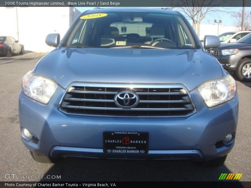 Wave Line Pearl / Sand Beige 2008 Toyota Highlander Limited