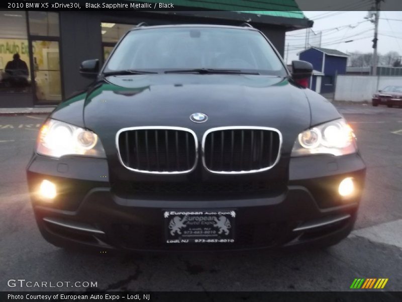 Black Sapphire Metallic / Black 2010 BMW X5 xDrive30i