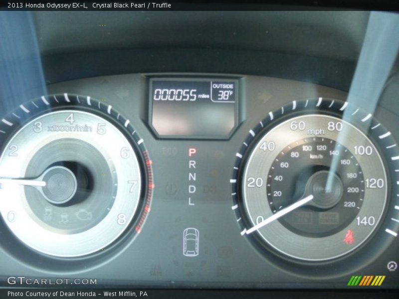 Crystal Black Pearl / Truffle 2013 Honda Odyssey EX-L