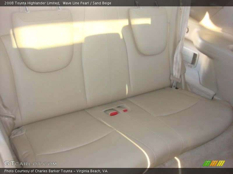 Wave Line Pearl / Sand Beige 2008 Toyota Highlander Limited
